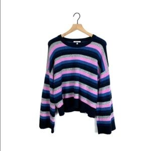 Madewell striped crewneck sweater
